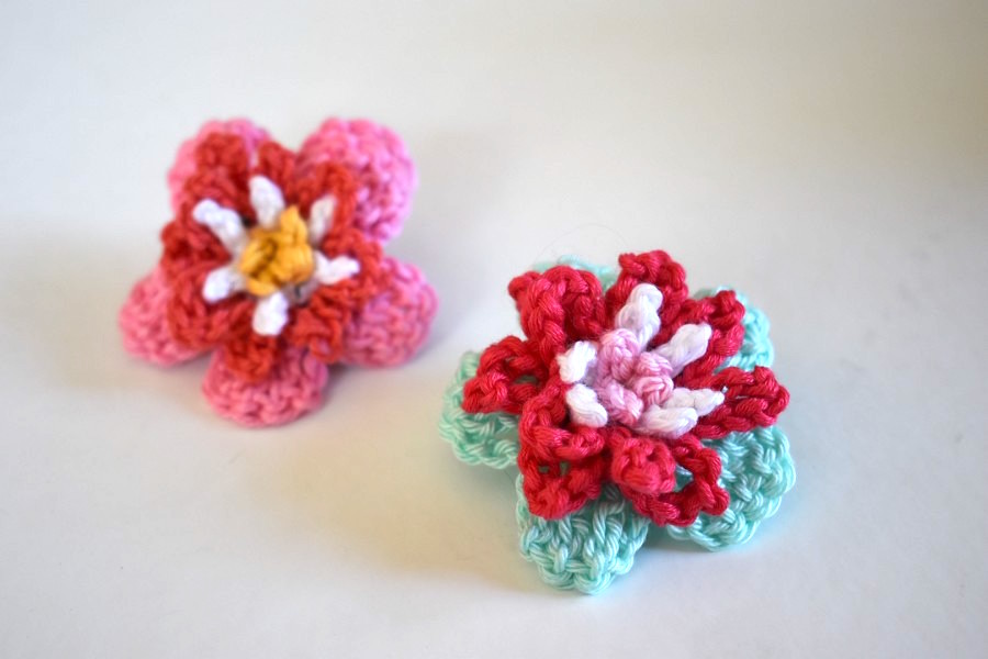Anleitung Tutorial Blume Hakeln Oder Flower Crochet En Hakelfieber