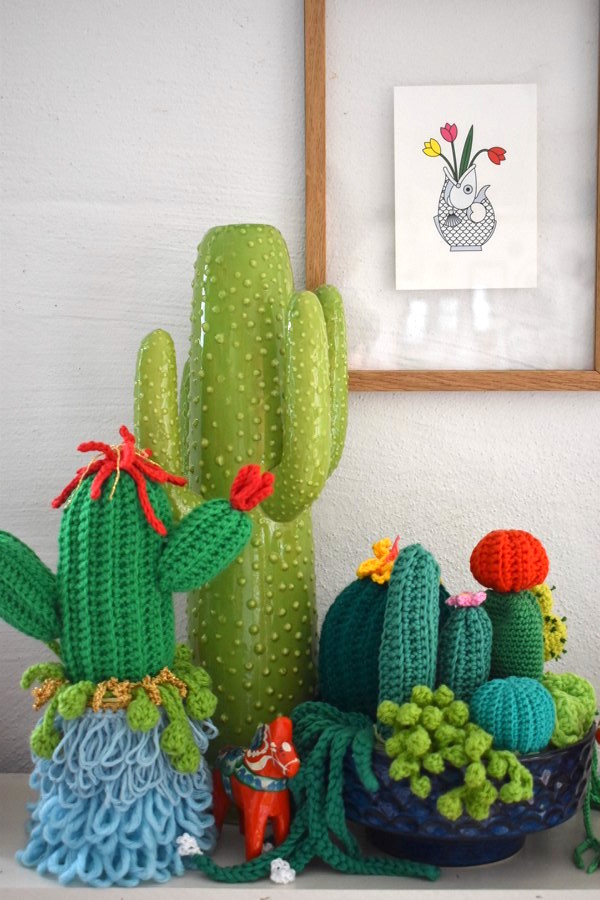 Let`s start 2018 mit einem crazzy crochet cactus - Häkelfieber